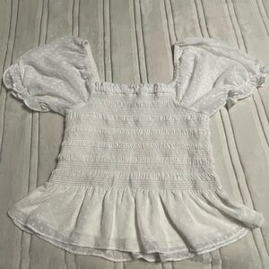 Express white blouse size medium